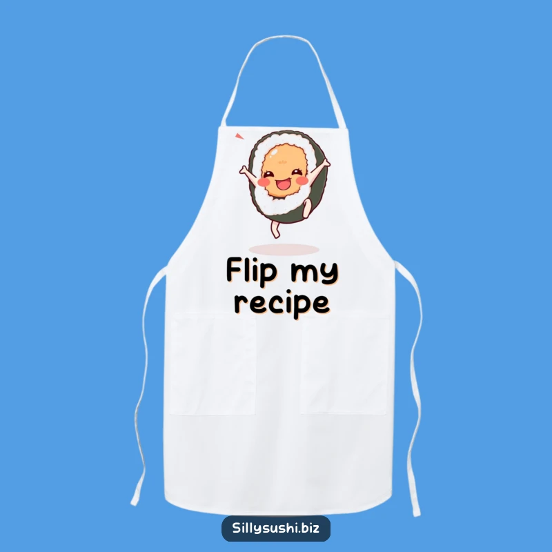 Funny Cartwheel Sushi Apron: Cook with Energy and Fun, Great Sushi Gift