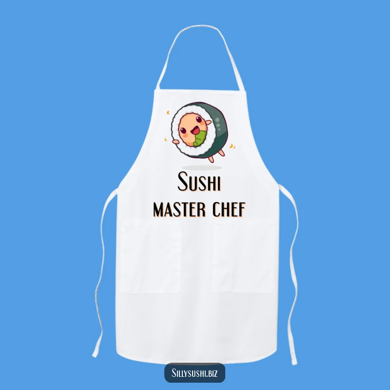 Funny Sushi Apron: Happy Cook Roll, Kitchen Fun & Flavor, Perfect Funny Gift