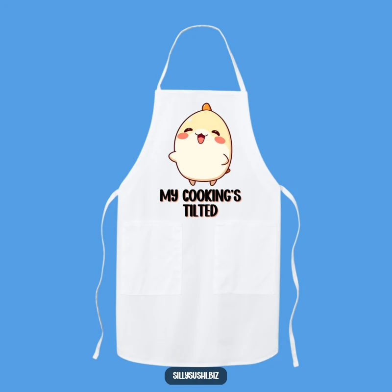 Funny Nigiri Sushi Apron: Enthusiastic Chef Character, Hilarious Kitchen Gift