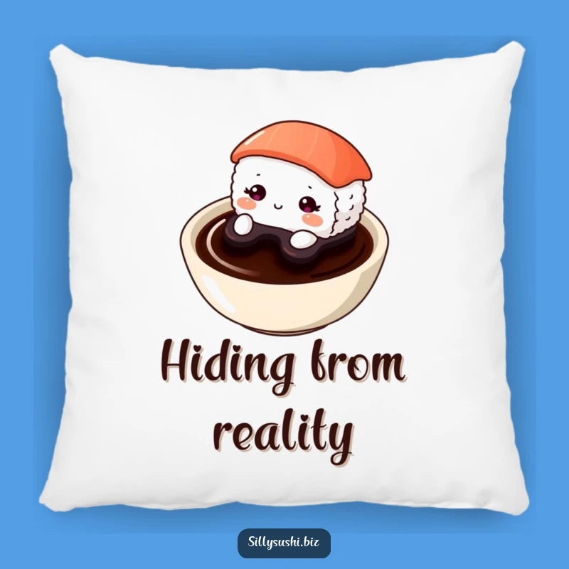 Funny Shy Sushi Pillow: Cozy Cuddles with a Cute, Bashful Character, Perfect Gift