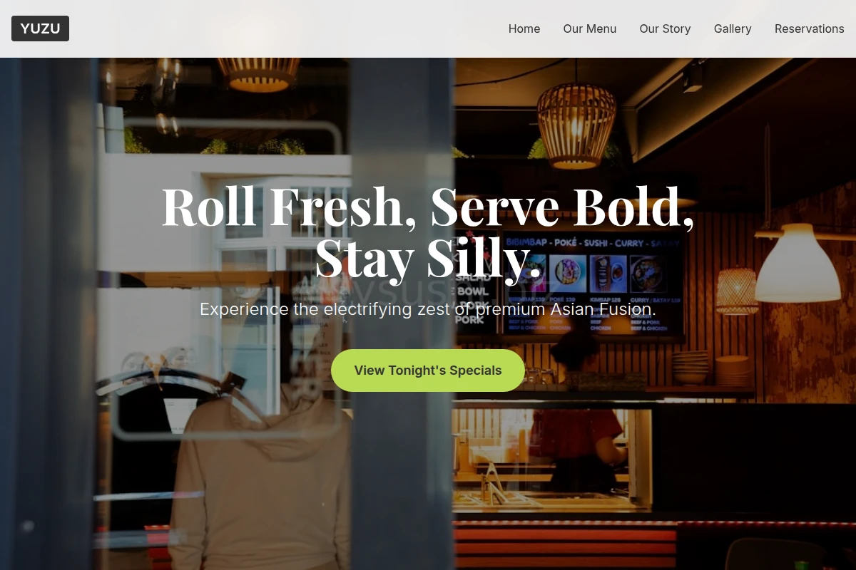Yuzu Asian Fusion Food