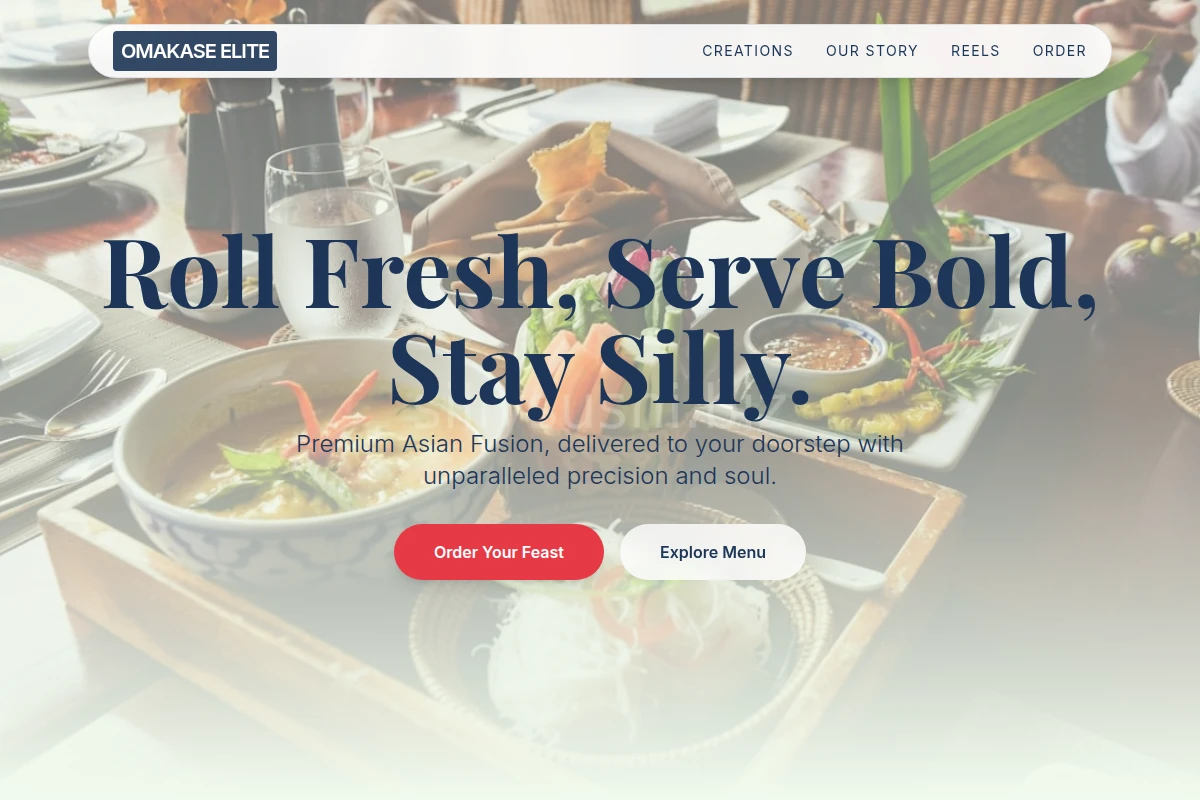 Delivery Asian Fusion Food