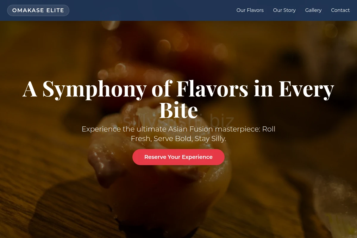 Zesty Asian Fusion Food