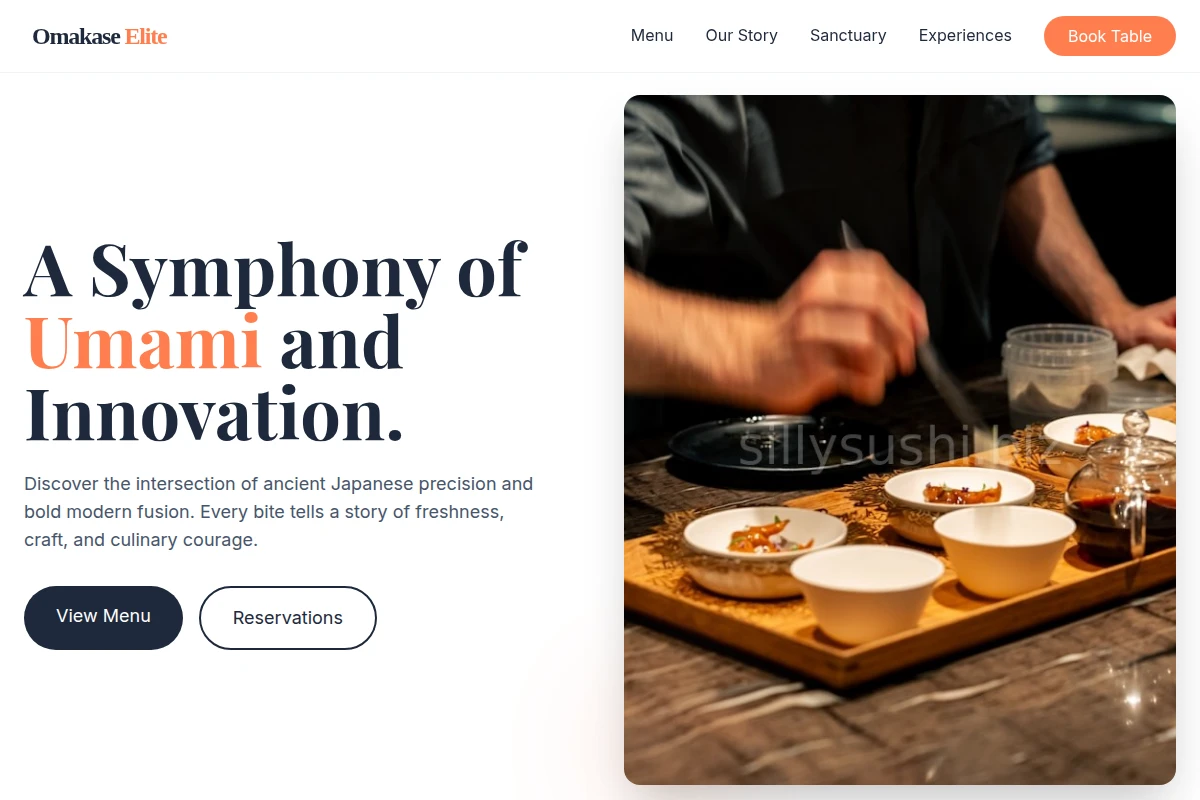 Artisan Asian Fusion Food