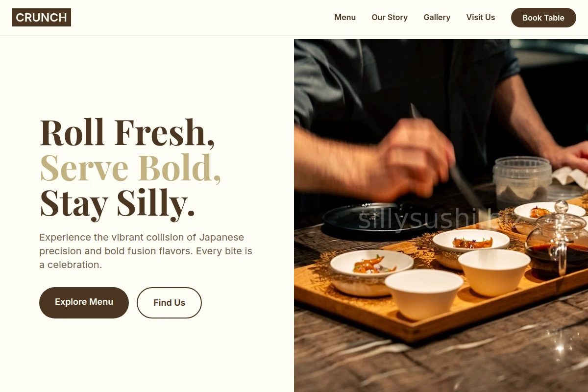 Crunch Asian Fusion Food