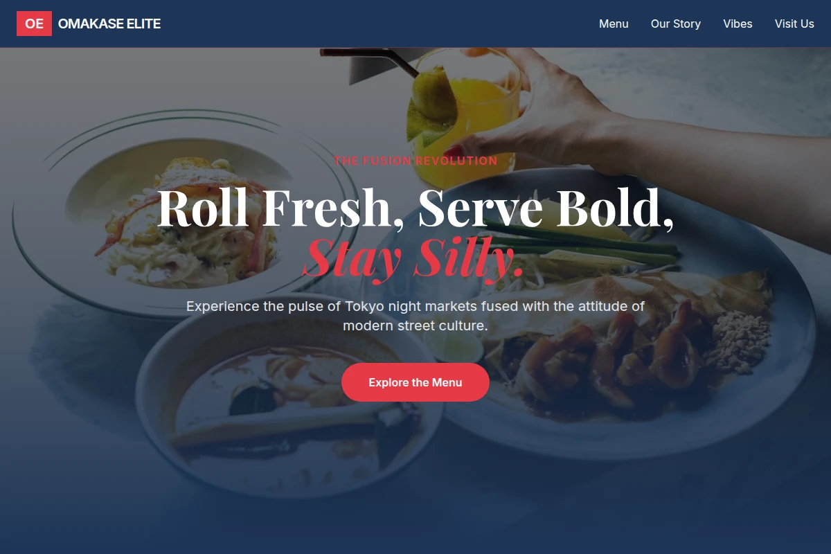 Street Asian Fusion Food