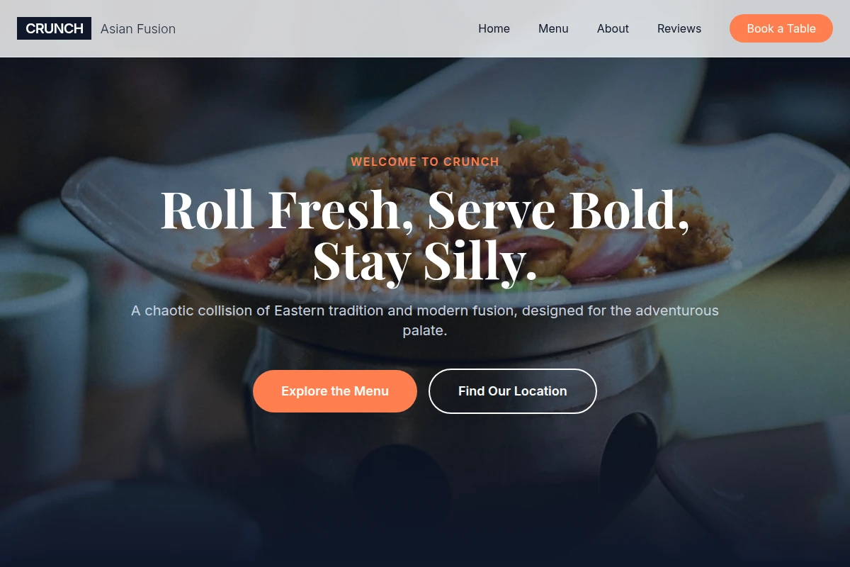 Crunch Asian Fusion Food