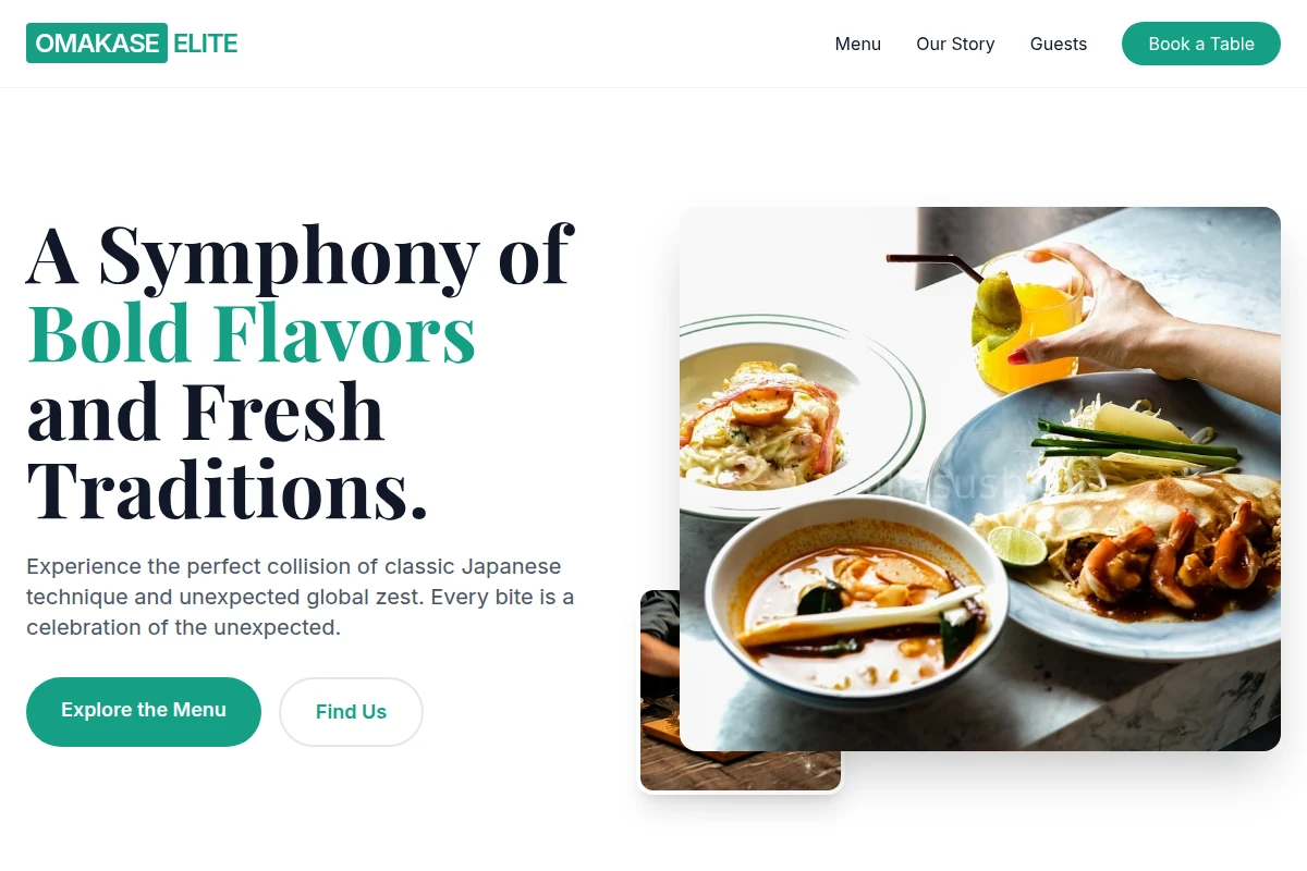 Zesty Asian Fusion Food