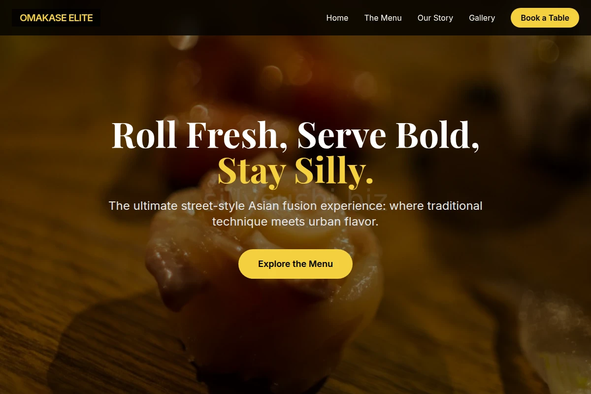 Street Asian Fusion Food