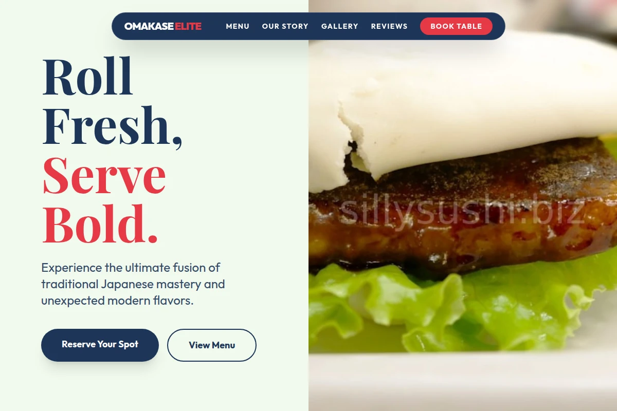 Trendy Asian Fusion Food