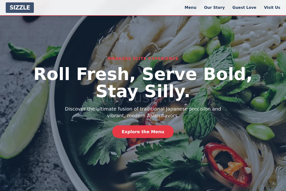 Sizzle Asian Fusion Food