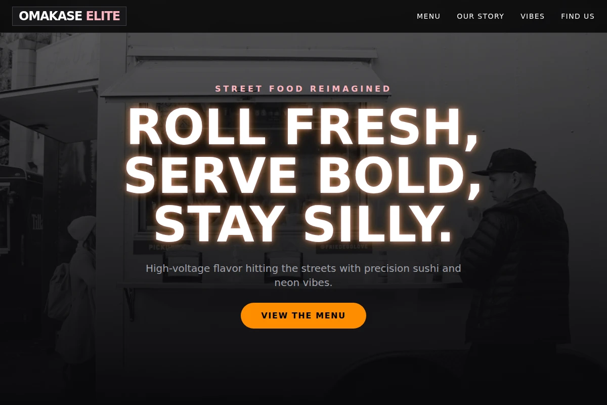 Neon Food Truck