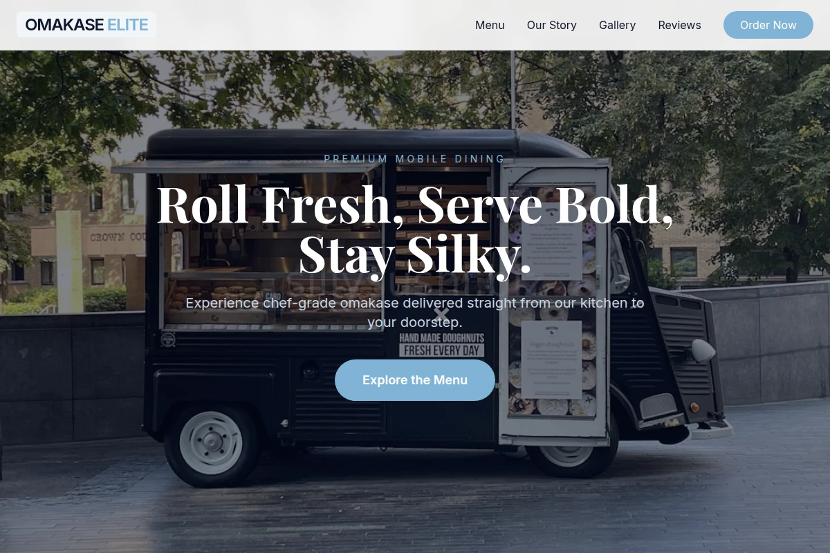 Delivery Food Truck
