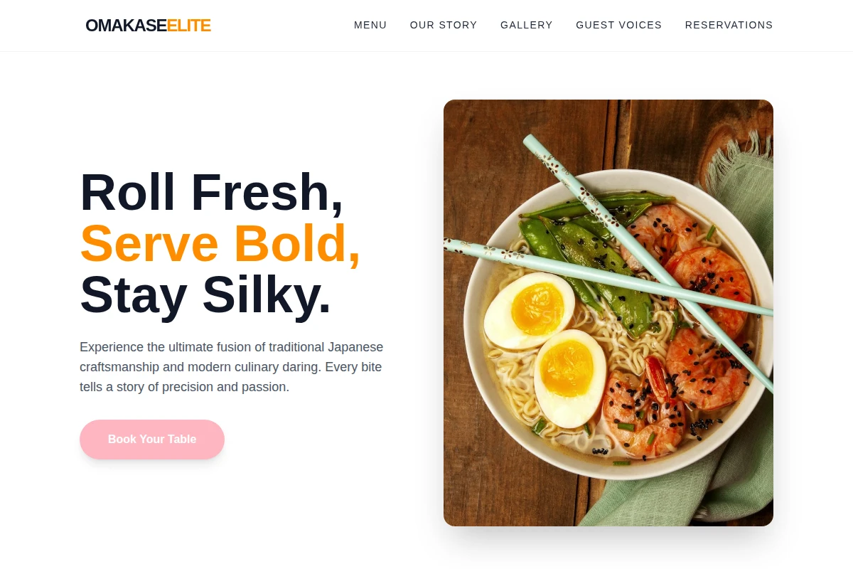 Fusion Japanese Food