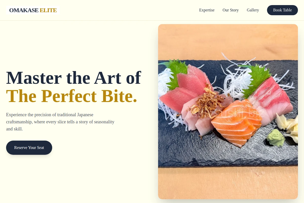 Omakase Japanese Food