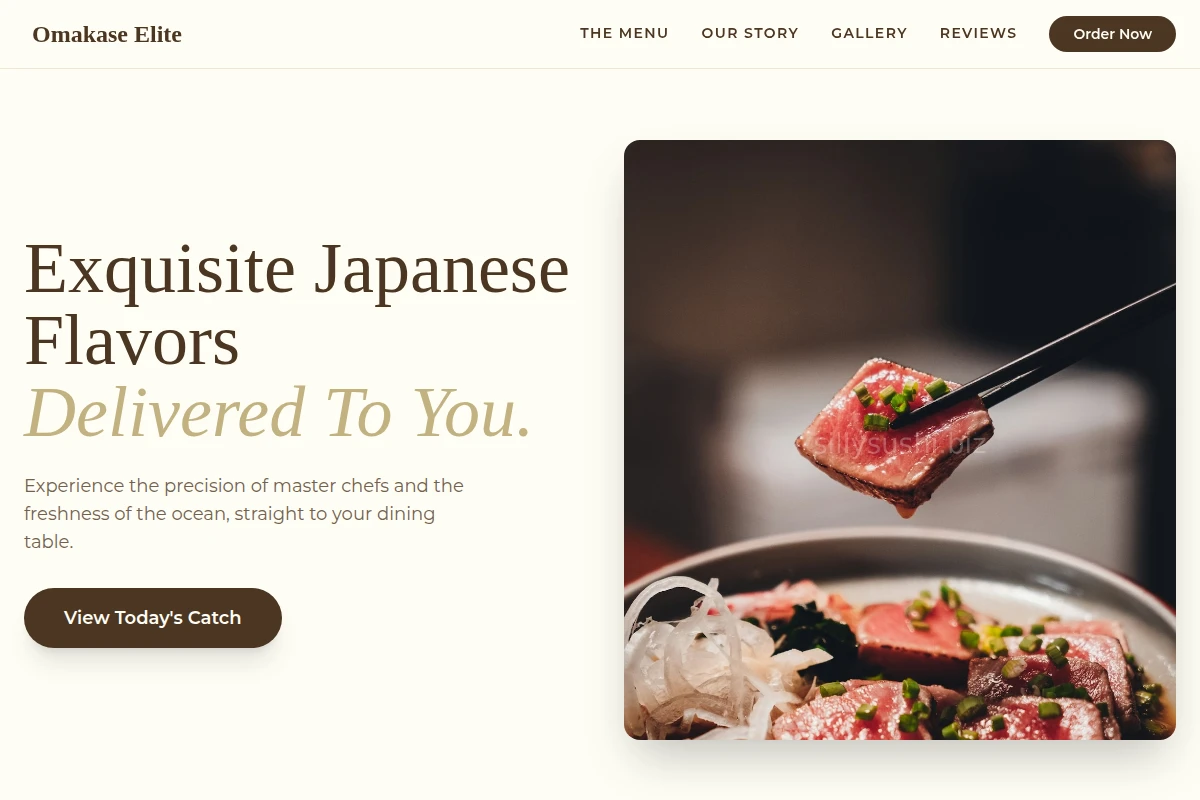 Delivery Japanese Food