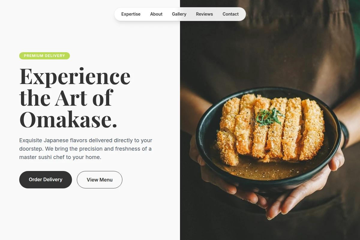 Delivery Japanese Food