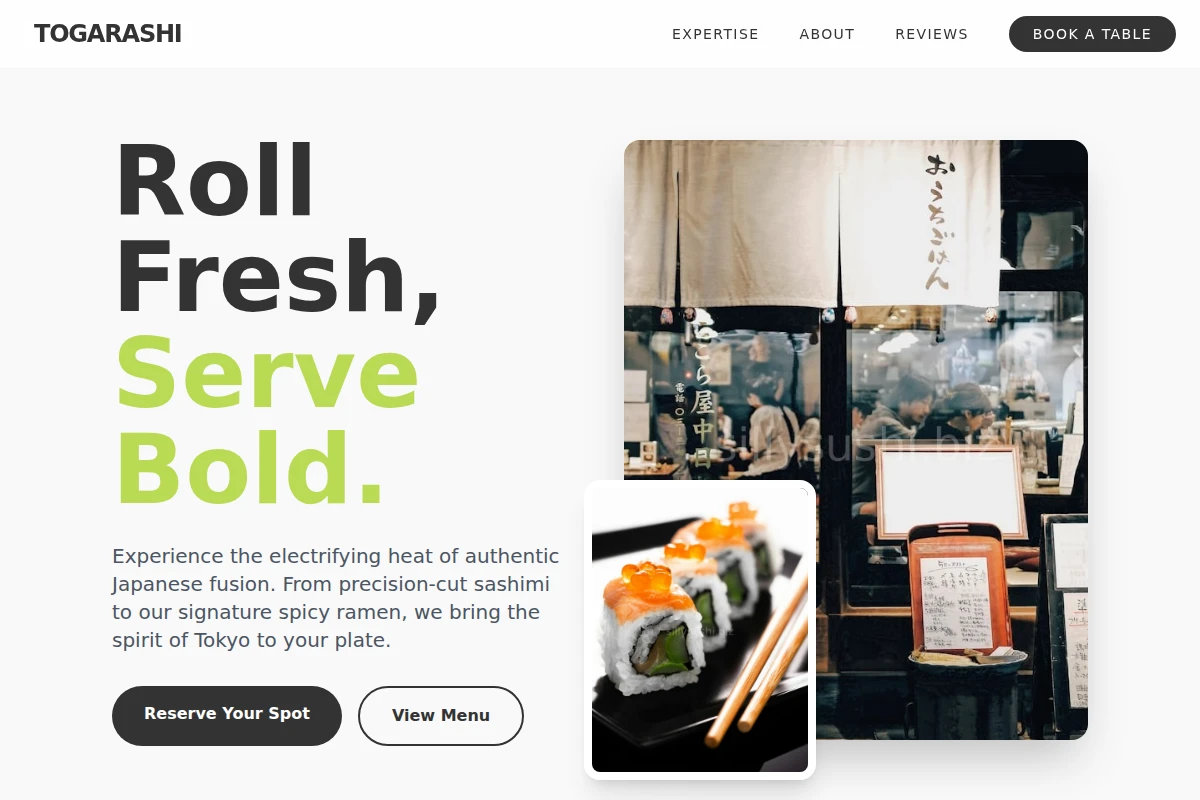 Togarashi Japanese Food