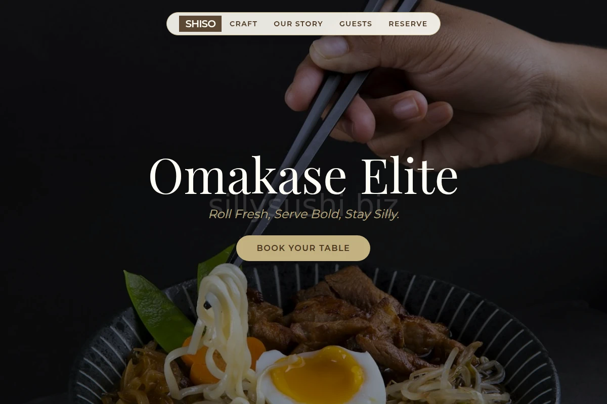 Shiso Japanese Food