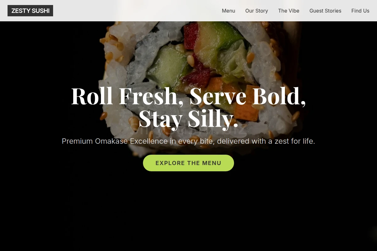 Zesty Sushi