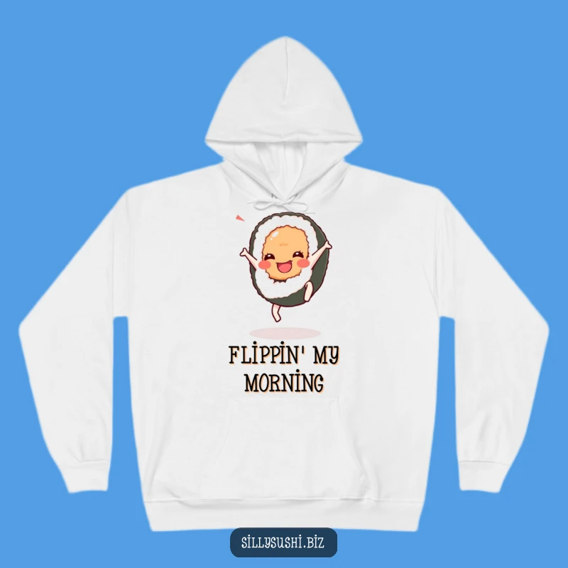 Funny Cartwheel Sushi Hoodie: Cozy Comfort with Dynamic Fun, Perfect Gift