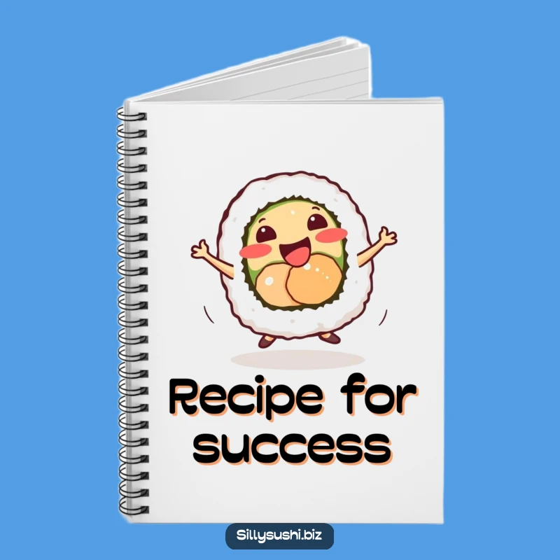 Funny Sushi Dance Notebook: Energetic Journal, Great Funny Gift for Food Fans