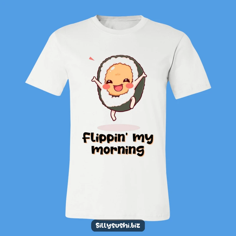 Funny Cartwheel Sushi T-Shirt: Show Your Fun Moves, a Great Energetic Gift